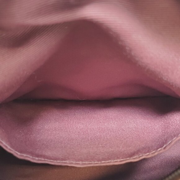 Coach Holiday Patchwork Demi Hobo Handbag - Suede Signature Mini Purse - Picture 10 of 16